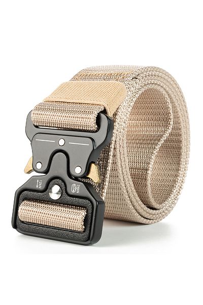 Choice Light khaki Tactical Belt Quick Release Outdoor Military Belt Soft Real Nylon Sports Accessories Men