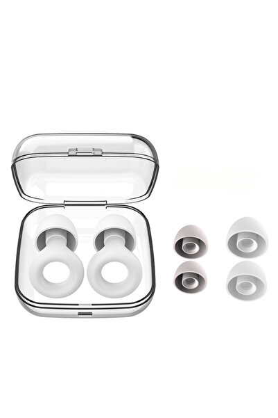 Choice سدادات أذن بيضاء مضادة للضوضاء ومانعة للصوت ومانعة للانزلاق ومانعة للض...