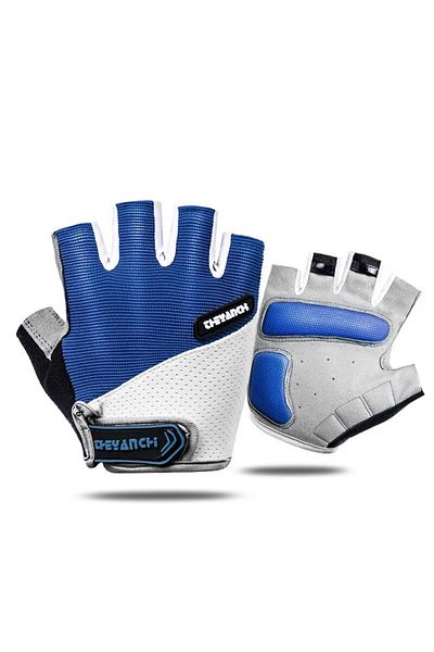 Choice M Blue Cycling Gloves Bicycle Gloves For Men Women Mountain Bike Gloves Anti-slip Shock Absorbing Ha