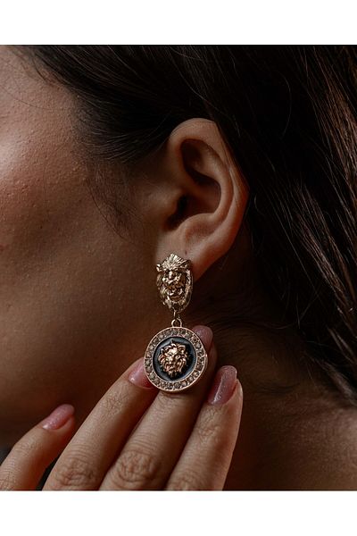 Gigi Leo of Leo (Lion Stone Earrings)