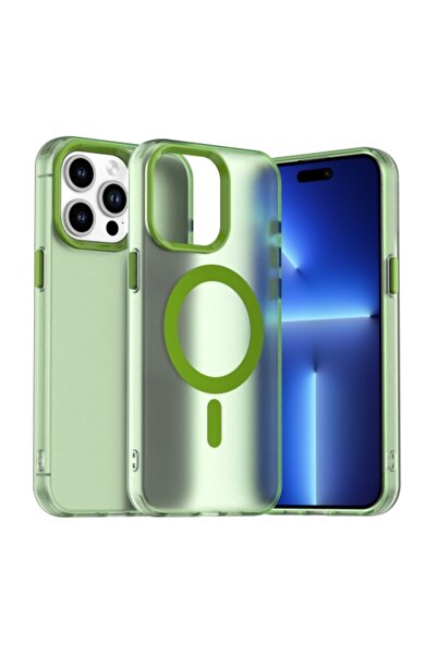 Rivor Apple iPhone 15 Pro Max Uyumlu Kılıf Kamera Çıkıntılı Magsafe Ve Kenarl...