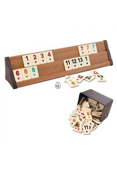 Alpsan Lotus Star Okey Vip Wooden Okey Set