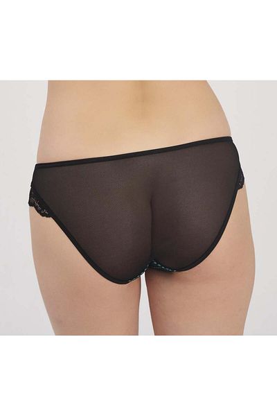 civetta Green Slip with Lace Detail 3213