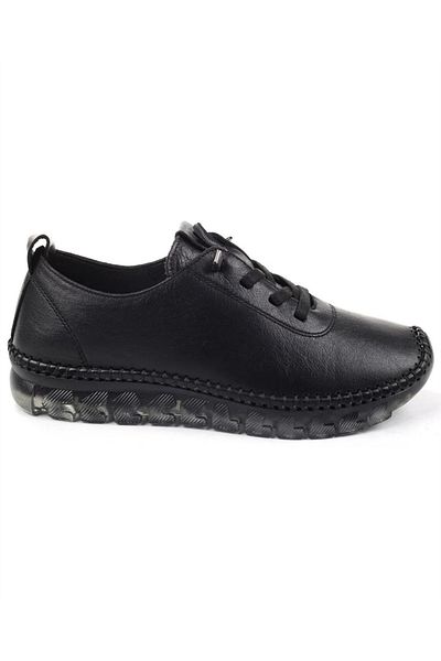 Voyager 9050 Zn Pantofi de damă negri Nata din piele naturală