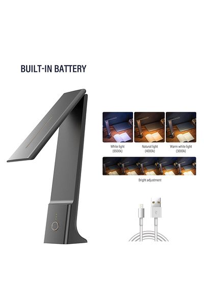 Choice Folding table lamp LED Folding Desk Lamp USB Charging Touch Control Dimmable Desktop Eye Protection