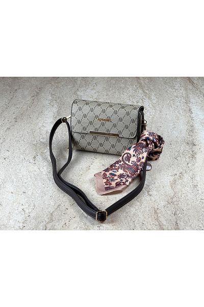 Armine Mini Size Hand and Shoulder Bag + Scarf Gift