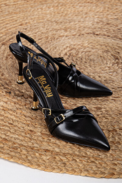 Mc vay Shoes Вечерна рокля Biyana Model Laced от кожа с двойна презрамка и от...