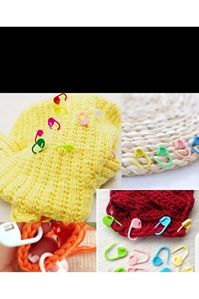 BEİLYS COSMETİCS & ACCESSORY 50 bucăți de fixare pentru cordon din plastic pentru dantelă și tricoturi amigurumi cu ac