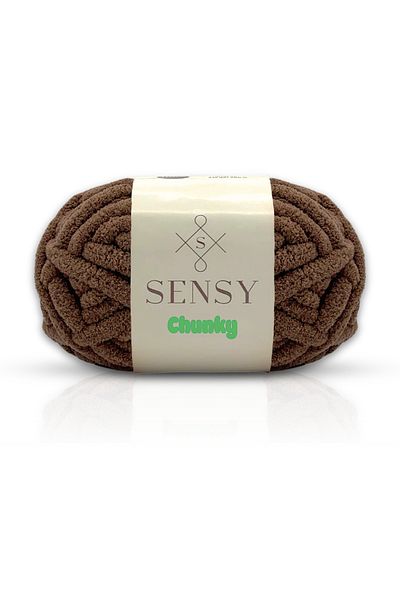 SENSY Blue Chunky Hand Knitted 200 Gr Finger Yarn