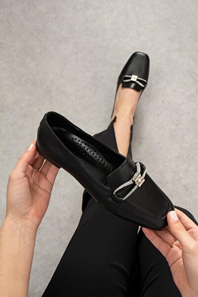 ZENNESHOES Жіноча чорна шкіряна сумка Babet