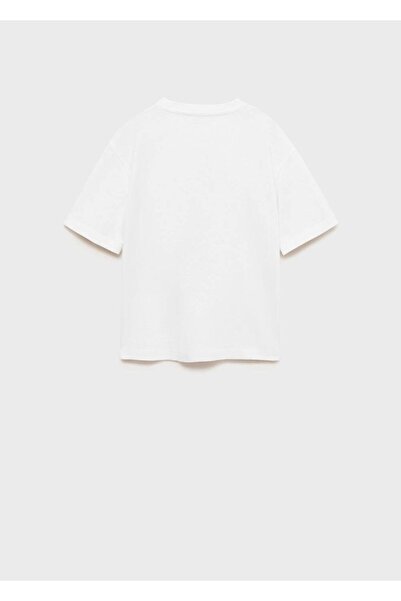 MANGO Kids Βαμβακερό μπλουζάκι με σχέδιο βάρκα