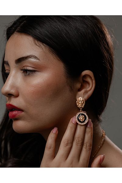 Gigi Leo of Leo (Lion Stone Earrings)