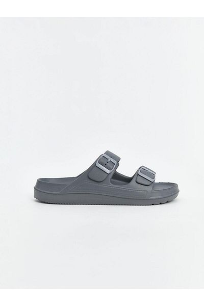 LC Waikiki Γυναικείες παντόφλες διπλές ριγέ LCW STEPS