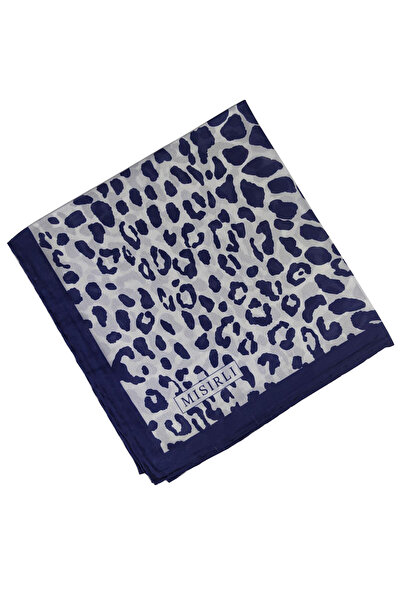 mim eşarp Φουλάρι αιγυπτιακού κρεπ με σχέδιο λεοπάρ