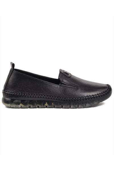 Voyager 9059 Zn Pantofi de damă negri Nata din piele naturală