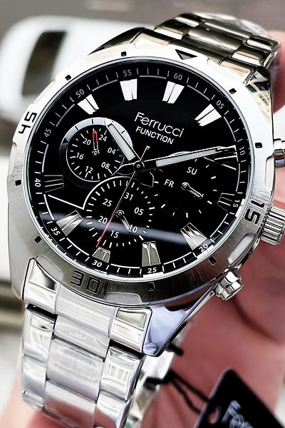Ferrucci Steel Cord Men's Wristwatch Bracelet Gift Agr736