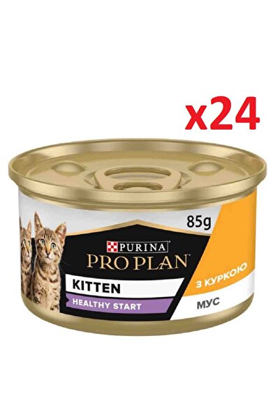 Pro Plan Kitten Tavuklu Yavru Kedi Konservesi 85gr x 24 Adet