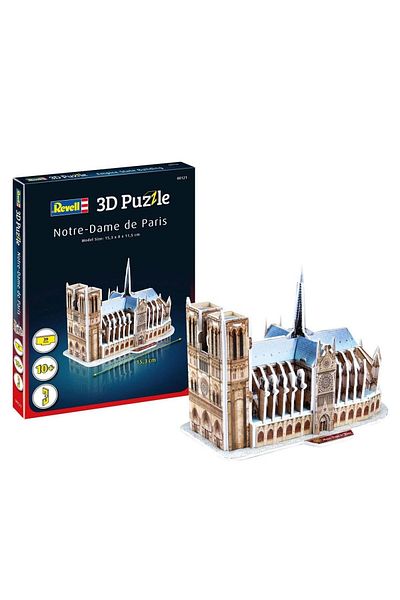 ReilaToys 00121 Revell 3D Puzzle Notre Dame Cathedral 39 Pieces