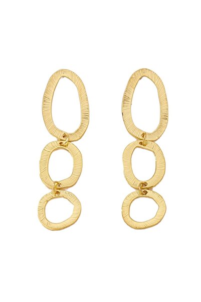 Choice Gold-color 1 Pair of Simple Elegant and Versatile Retro Fashion Geomet...