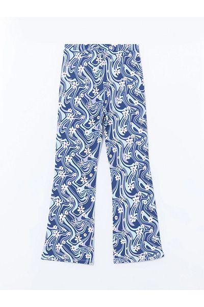 LC Waikiki Jambiere liliac pentru fete LCW Kids - T T cu talie elastică