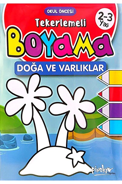 Pinokyo Yayınları النقوش التلوين 6 كتب 2-3 سنوات