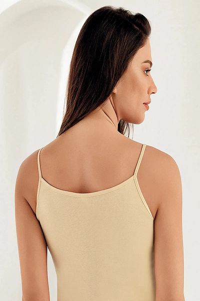 Boubon Co Skin Color Lycra Rope Strap Athlete Ceylanoğlu for Women