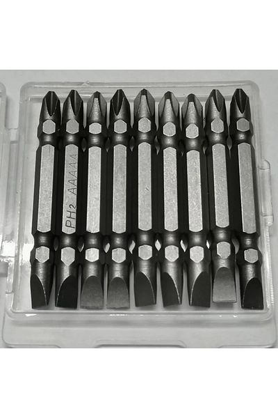 Choice A Screwdriver Bits Set 65mm PH2 Anti-slip with Magnetic 1/4" Hex Shank Fits Hand Electric Drill Dri.