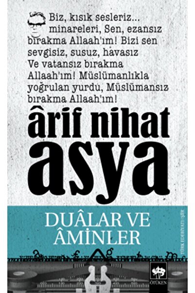 Ötüken Neşriyat Dualar Ve Aminler