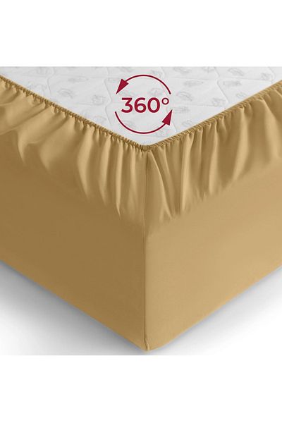 Makrome Fitted Sheet Cotton [Full Elastic] Single Double King Size Quality Bed Sheet