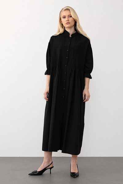 Olcay Rochie lejeră cu nervuri - NEGRU 9285-E
