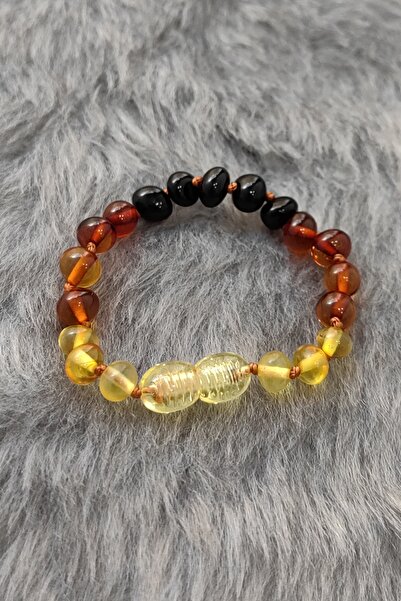 Chavin Kehribar Bileklik Kız Erkek Çocuk Bebek Diş Bilekliği du99