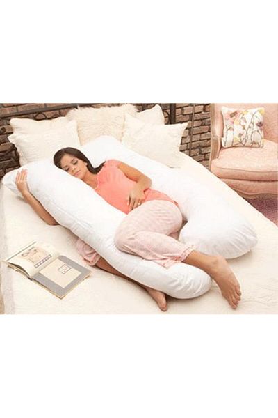 colezium Pregnancy Pillow with Support in 5 Different Zones (White)