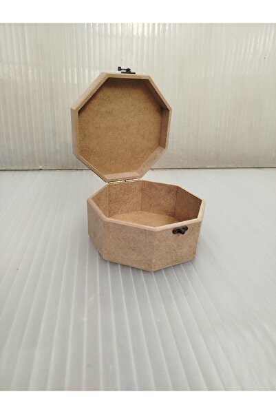 Güllü Ahşap Wooden Paintable Multi-Purpose 8Gen Box (15X15)