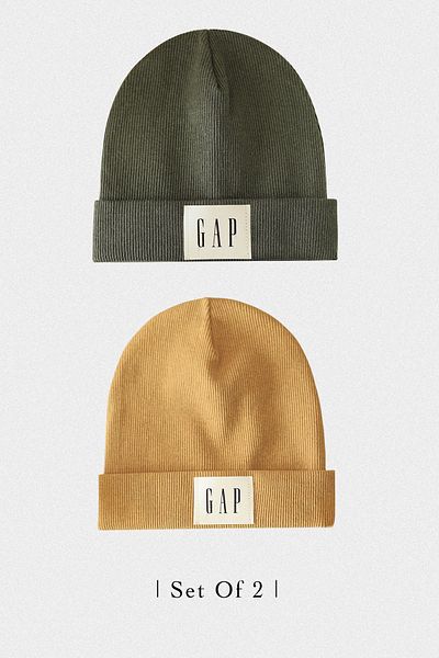 Doğan Collection Ribbed Mustard-Green 2-Piece Beret