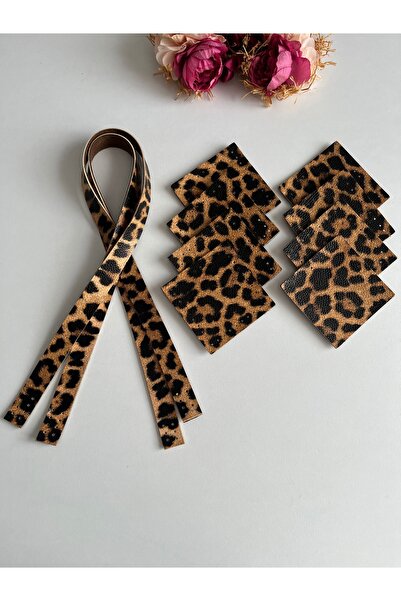 zg hobi aksesuar طقم حقائب محبوكة بزخارف مربعة