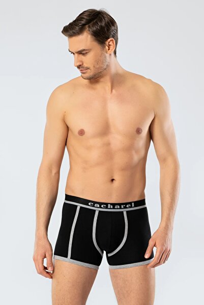 Cacharel Ανδρικό Lycra ριγέ 2'li Πακέτο Boxer 95 Βαμβάκι 5% Ελαστάνη