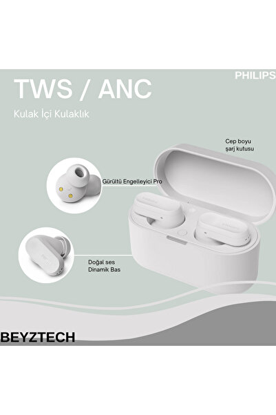 Philips Gürültü Engelleyici Pro Doğal Ses Dinamik Bas Özelleştirilebilir Kont...