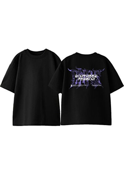 Anetos Tricou oversize Don't Need Renon design cu imprimeu pe spate, din bumb...