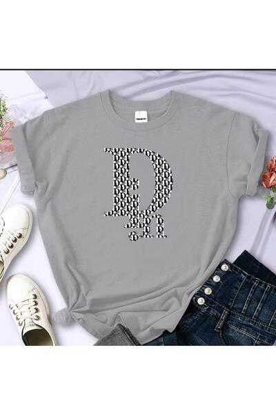 caddekombin Tricou din bumbac pieptănat cu imprimeu text religios, cu gât rot...