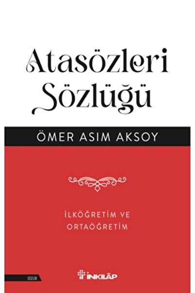 İnkılap Kitabevi Atasözleri Sözlüğü