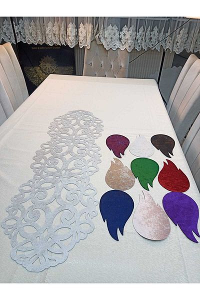 SEHARA VELVET RUNNER/100X33CM/ΠΙΣΩ ΕΠΙΚΑΛΥΨΗ ΤΕΧΝΗΤΟ ΔΕΡΜΑ/ΤΡΑΠΕΖΙ RANIRI