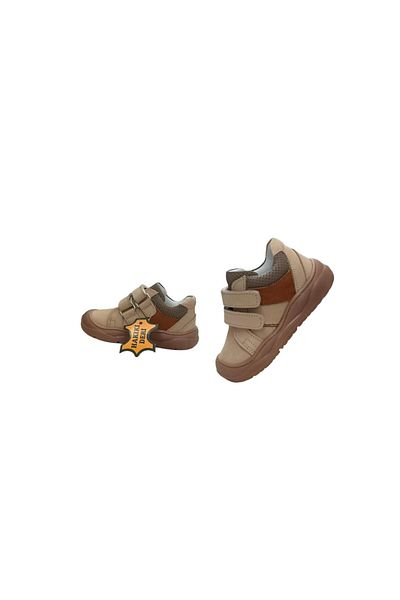 NİNO BEBE Zymela Genuine Leather, Orthopedic Sole, Antibacterial, Flexible Baby Boy Shoes