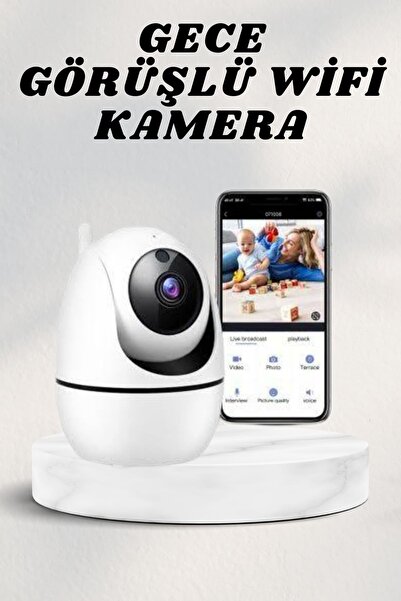 UCUZTEKNO Wifi Kamerası Kablosuz Wifi Güvenlik Kamerası