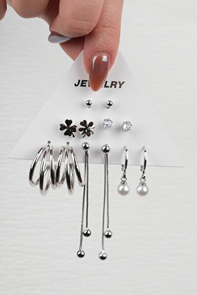 Jack Ferrero KADIN ÇOKLU KÜPE SETİ ALTIN KAPLAMA