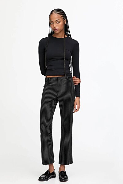 Tutku Elit Women's Black Long Sleeve Zero Comfortable Neckline Micro Soft Fabric Women's Bodysuit