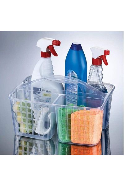 STOREMAX Sellbuystore Kitchen and Bathroom Cabinet Cleaning Material Organizer Basket 1053513