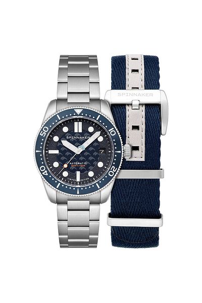 SPINNAKER Mens Watch Sp-5129-11, Automatic, 40mm, 15atm