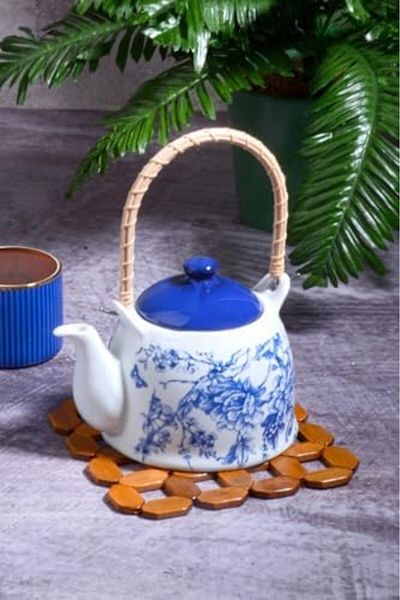 STOREMAX Ntwork Kitchen Bamboo 18 cm Square Nihale Teapot Mat Pot Mat Art 1087243