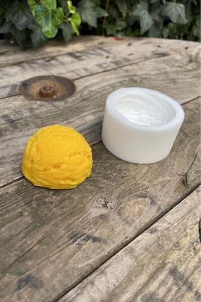 STOREMAX Ntwork Concept Ice Cream Ball Single Candle Mold (Silicone) Art 1087243