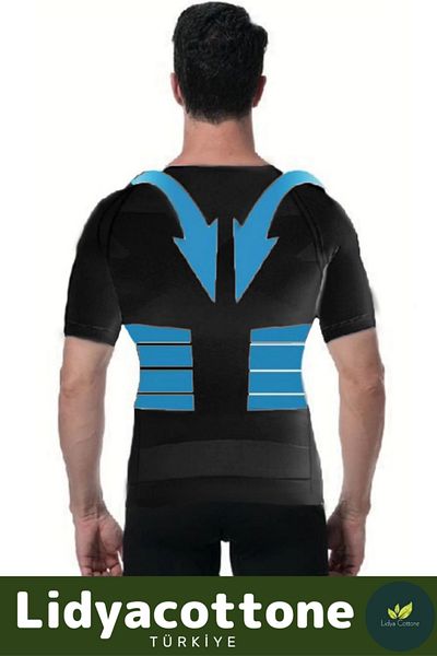 Lidyacottone Men's Broken Arm Corset Premium Blowing and Chest Support Gynecomastia Toparator